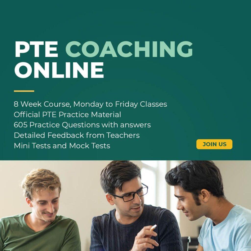 PTE Coaching Online From Certified Teachers At Centre For Success